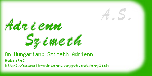 adrienn szimeth business card
